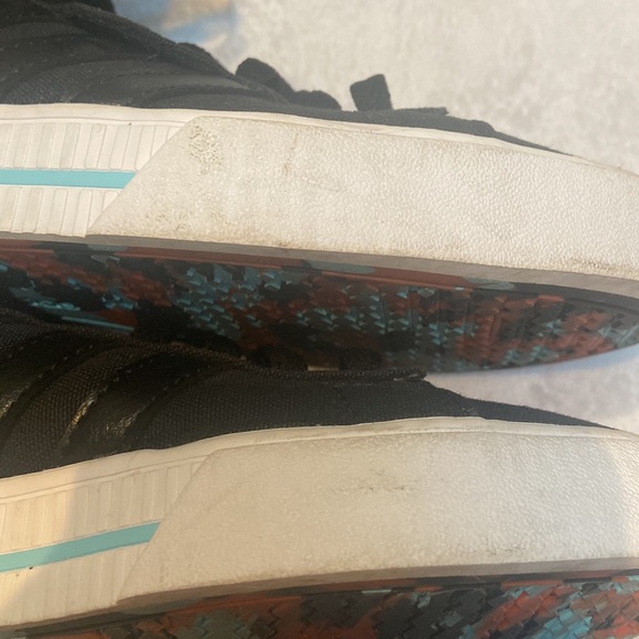 ADIDAS CANVAS Size 5 1/2 Black Sneakers - Picture 12 of 14